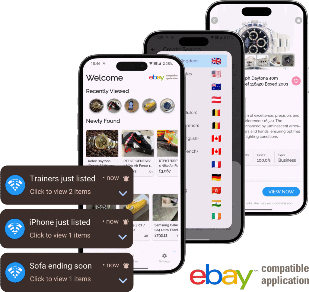 Head Trove eBay Alerts & Notifications App